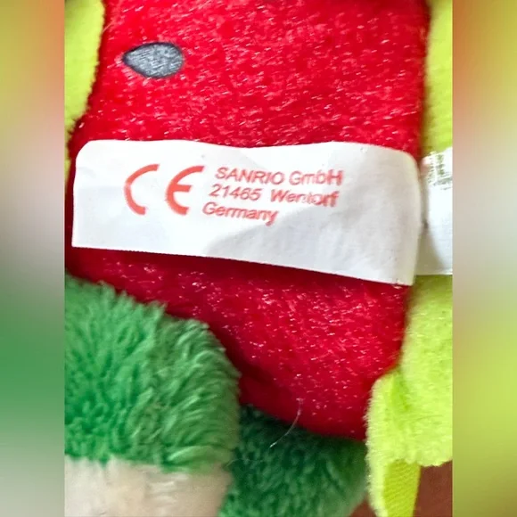 Hello Kitty watermelon Sanrio stuffy in good used condition